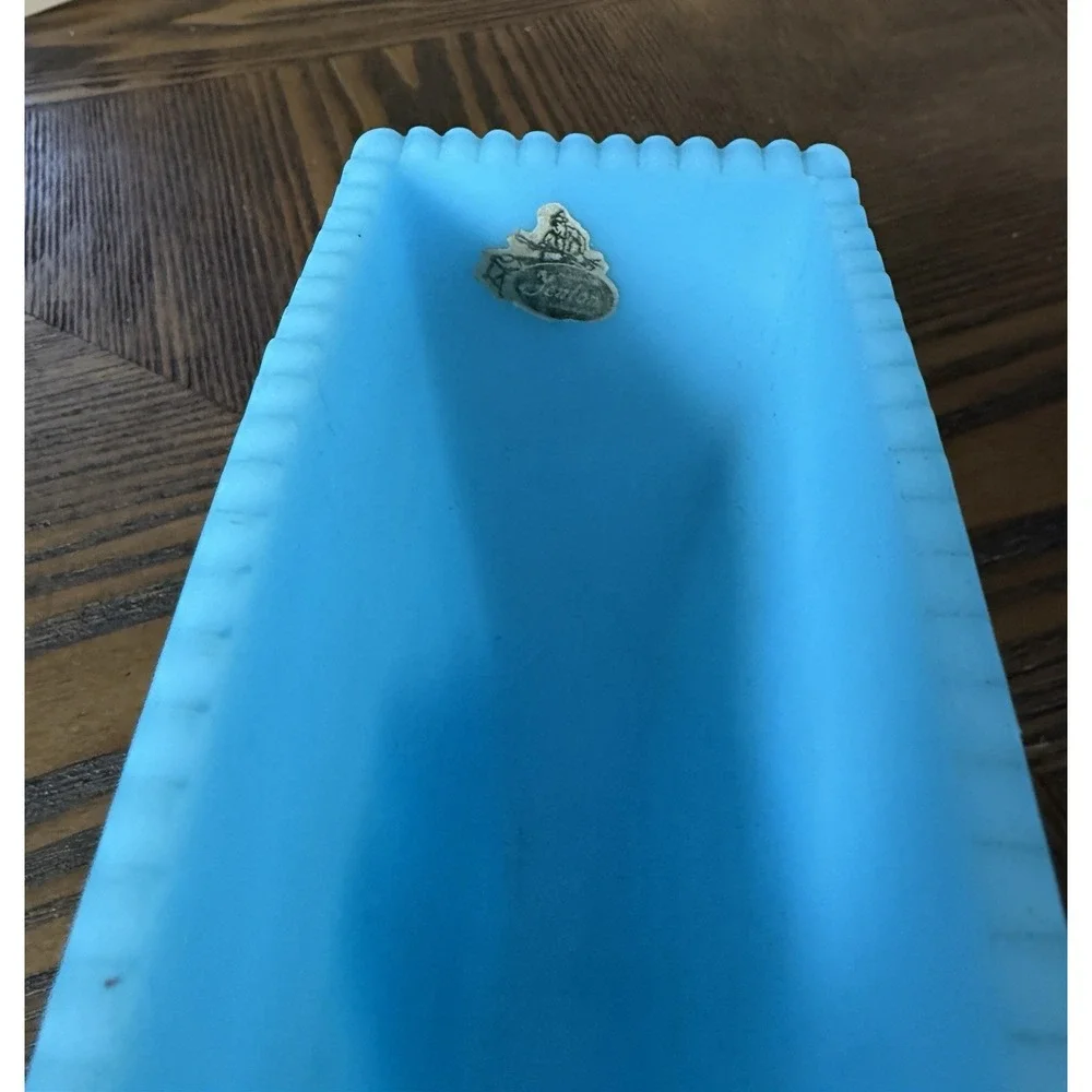 Fenton blue satin